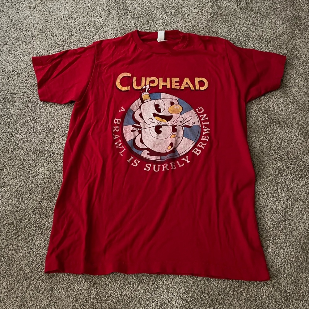 Red Cuphead T-shirt